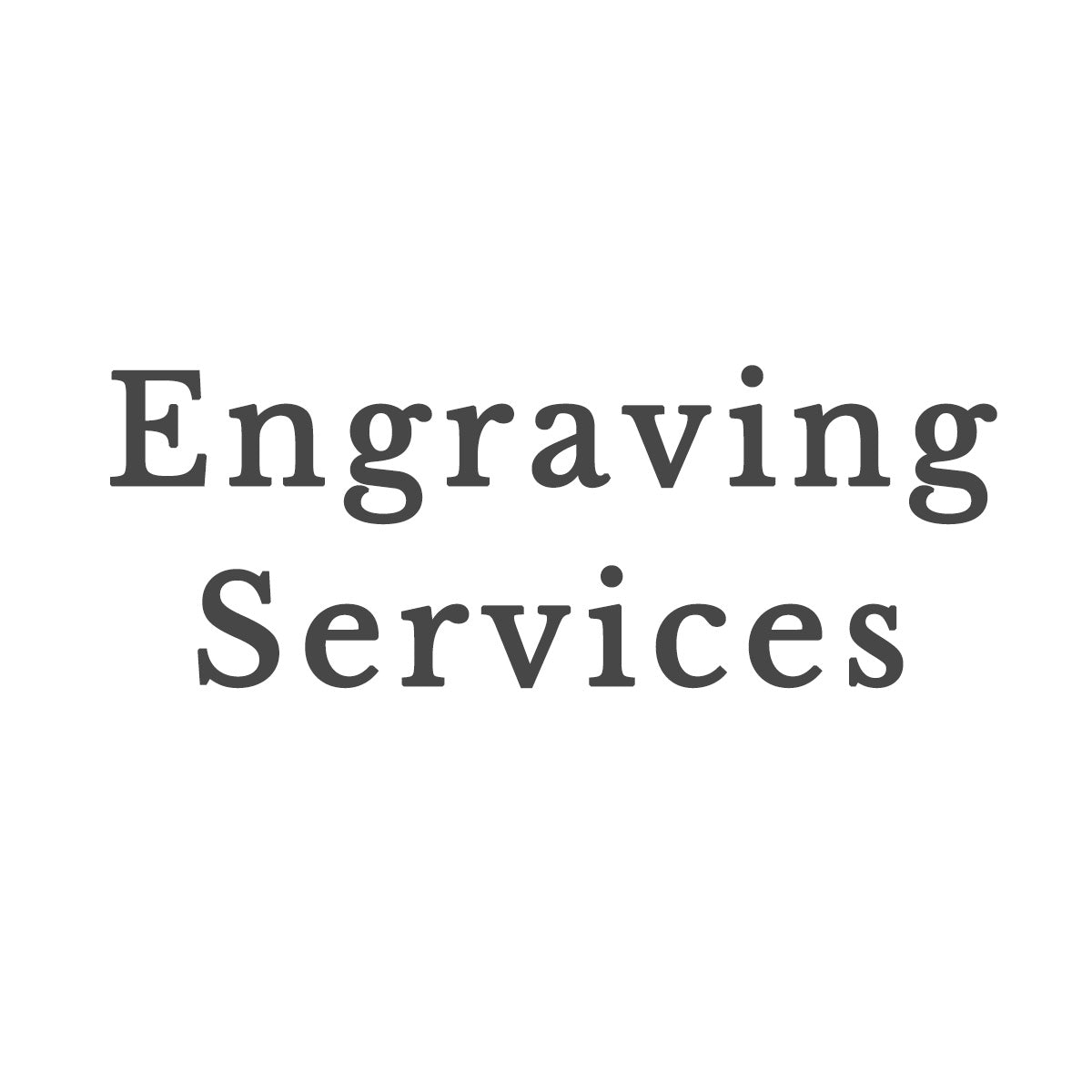 Engraving Service
