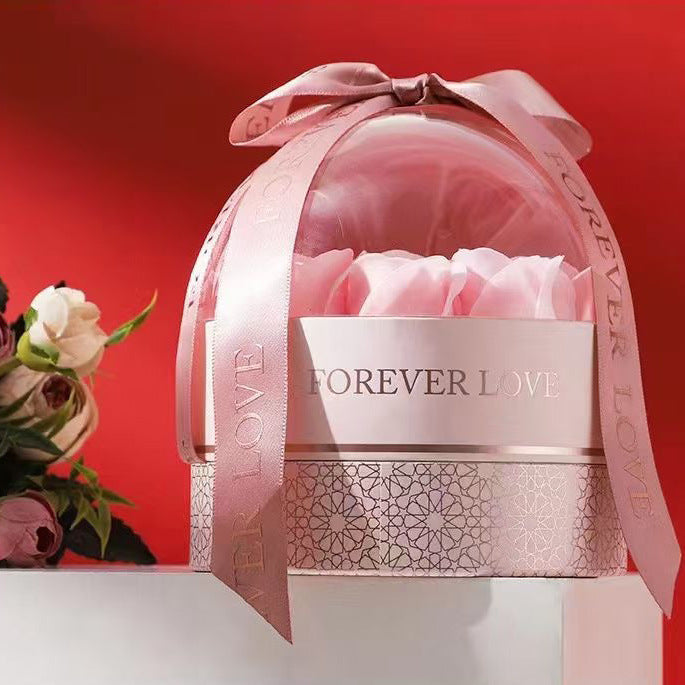 Transparent Dome Rose Box