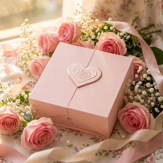 Heart Double-Door Rose Box