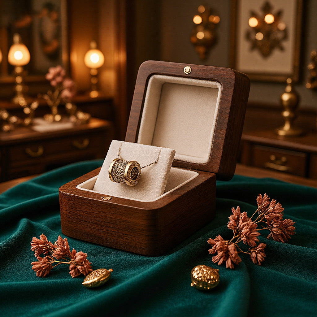 Custom Wooden Necklace Box
