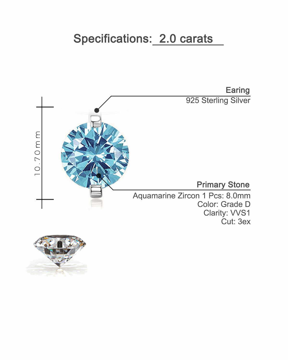 Artisan Mermaid's Tear D Color Moissanite Necklace - Sparkling S925 Sterling Silver Teardrop Pendant for Women
