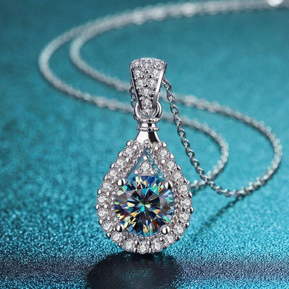Colored Mermaid Tear Necklace