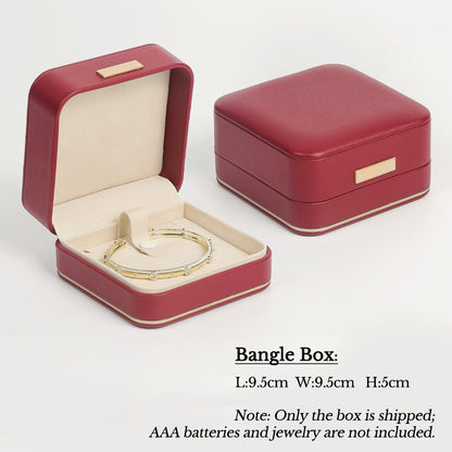 Round-Corner Leather  Box
