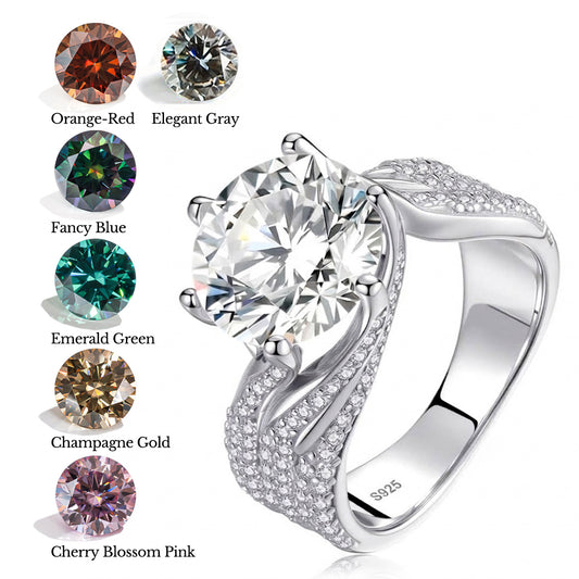 S925 Timeless Moissanite Ring