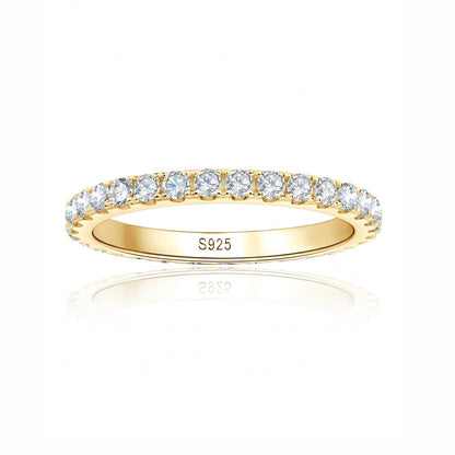 Unique Niche Design Moissanite Promise Rings - Sterling Silver Tarnish-Free Matching Bands for Couples