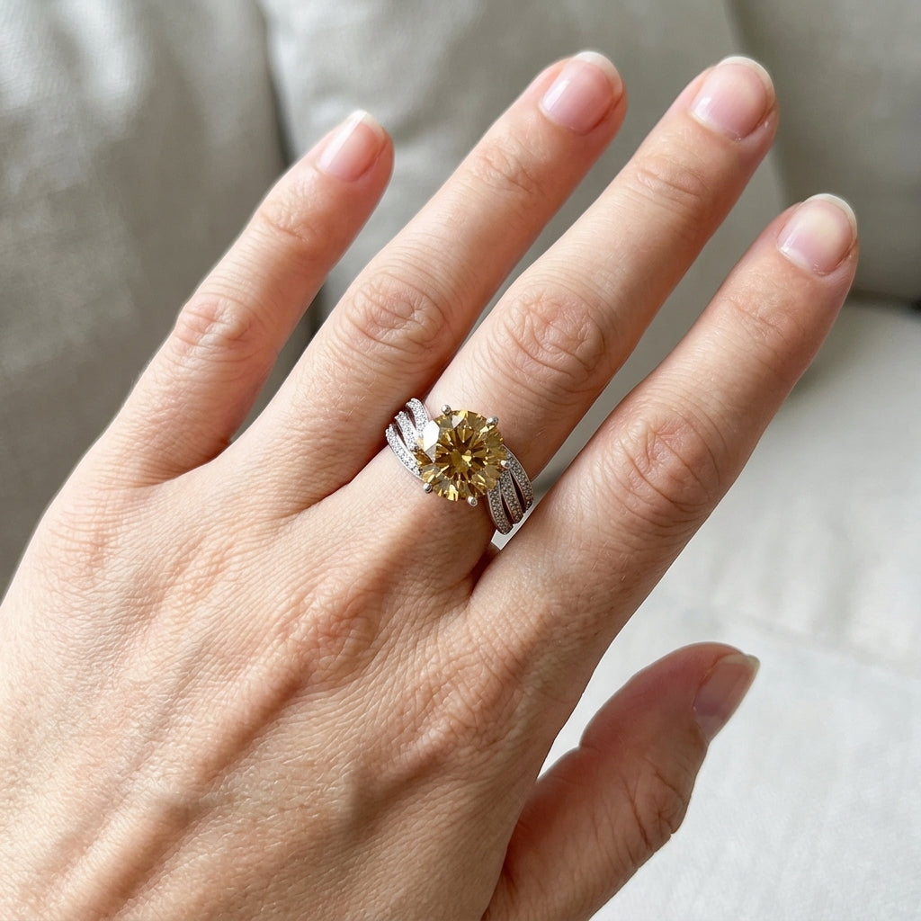 S925 Timeless Moissanite Ring