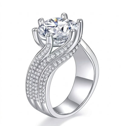 S925 Timeless Moissanite Ring