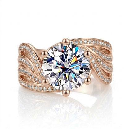 3 Color Timeless Moissanite Ring