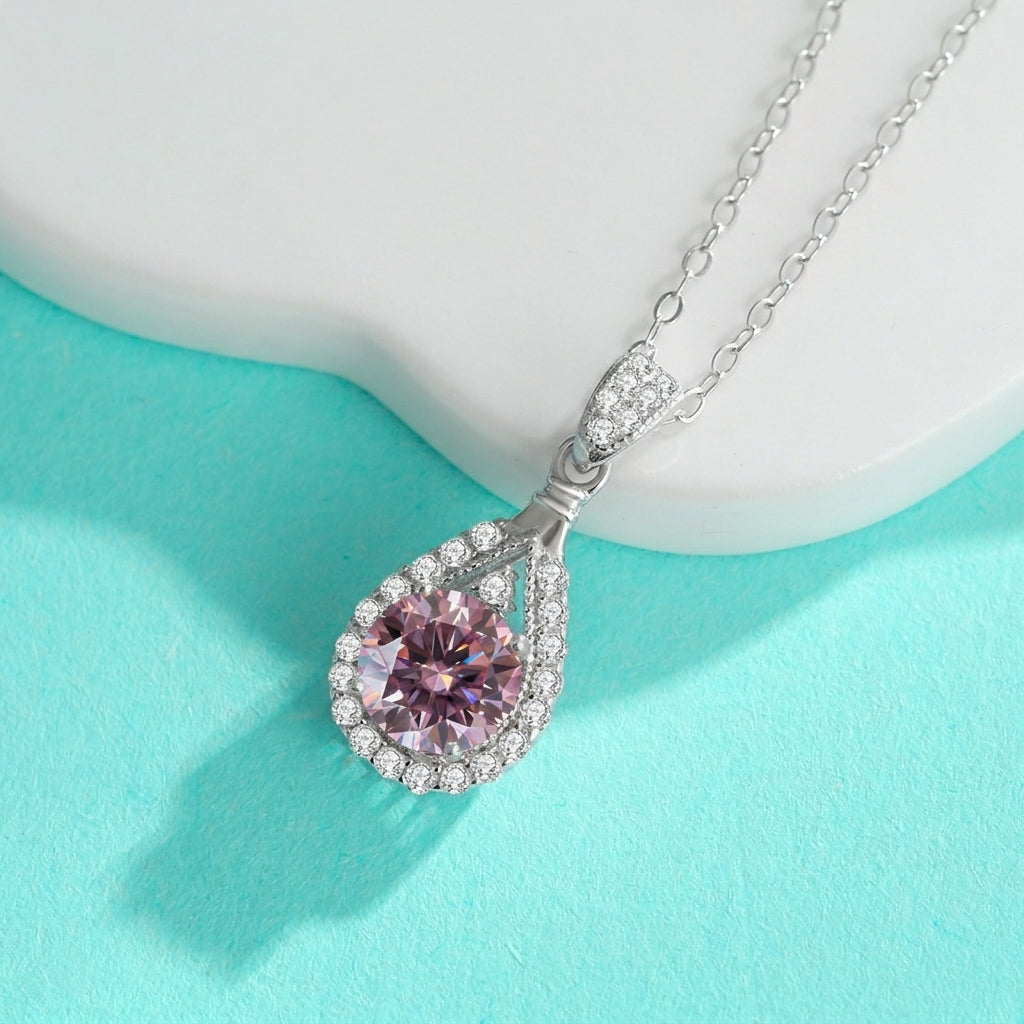 Colored Mermaid Tear Necklace