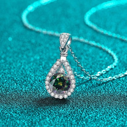 Colored Mermaid Tear Necklace