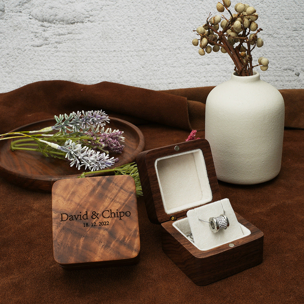 Custom Wooden Necklace Box