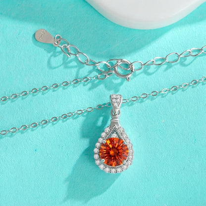Colored Mermaid Tear Necklace