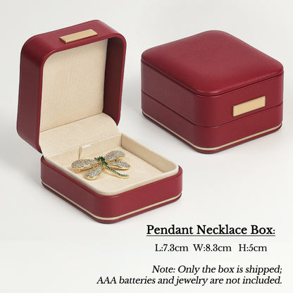 Round-Corner Leather  Box