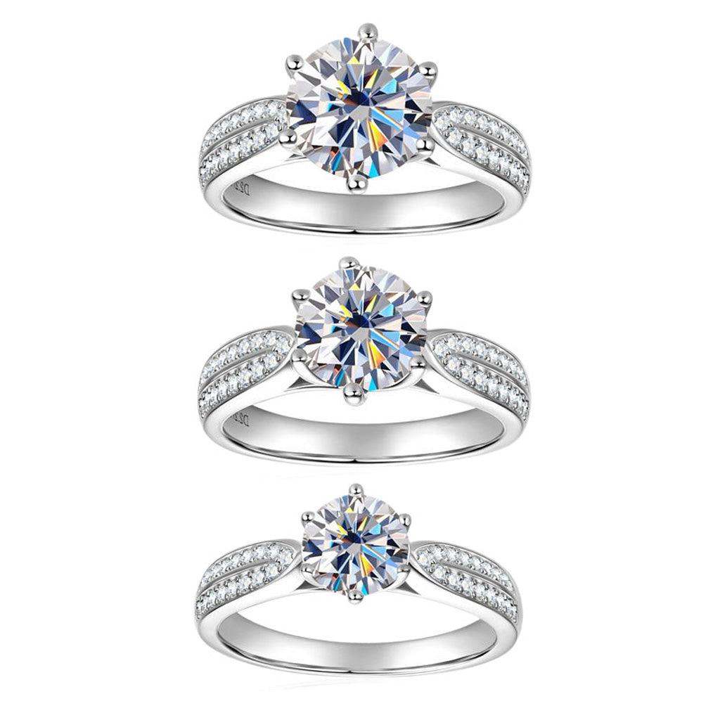 Golden Radiance Solitaire Ring