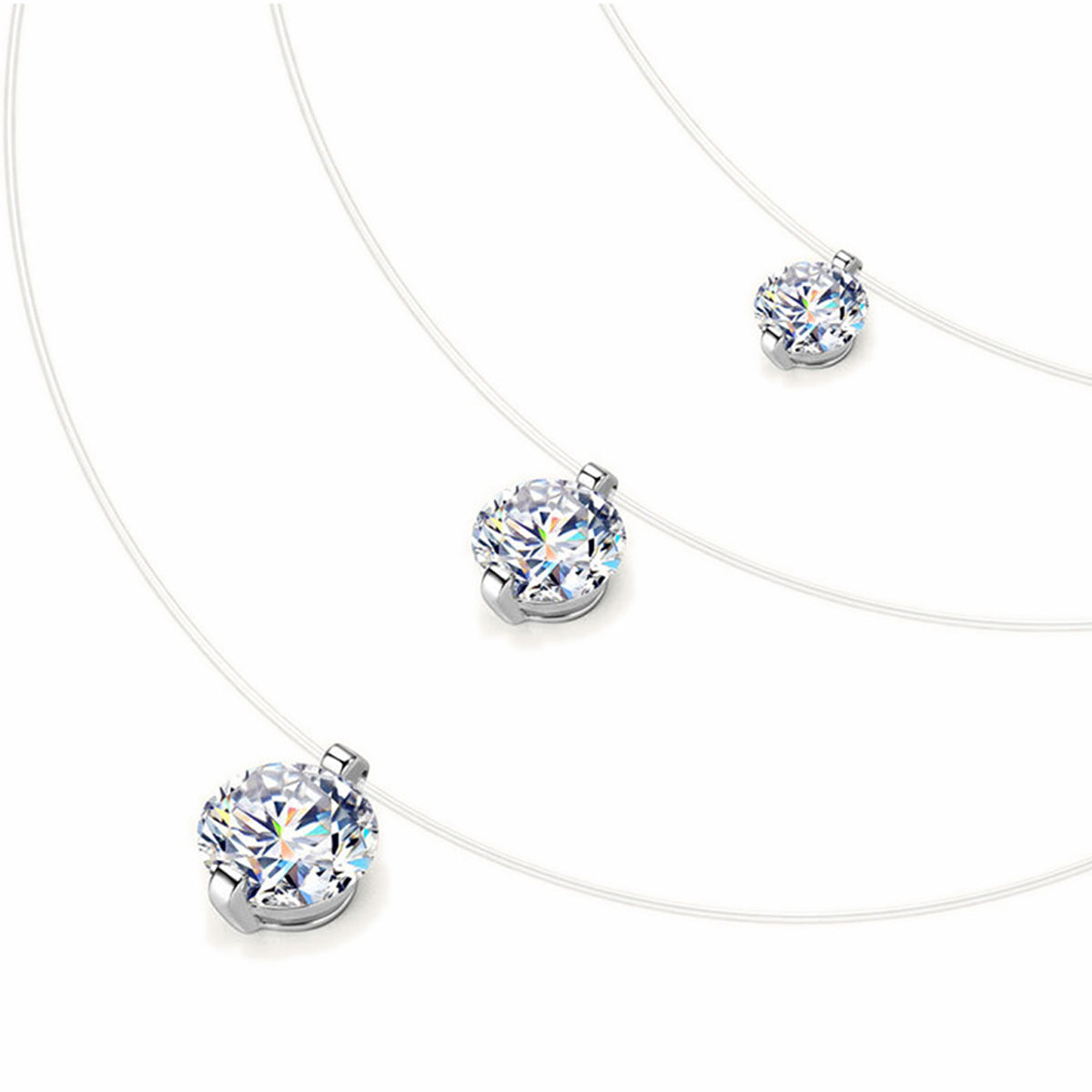 Artisan Mermaid's Tear D Color Moissanite Necklace - Sparkling S925 Sterling Silver Teardrop Pendant for Women
