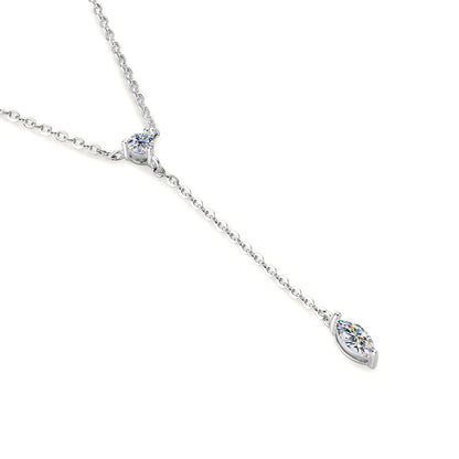 Marquise Y-Drop Moissanite Necklace