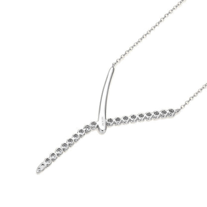 AMOUVA Geometric Moissanite Lariat Necklace