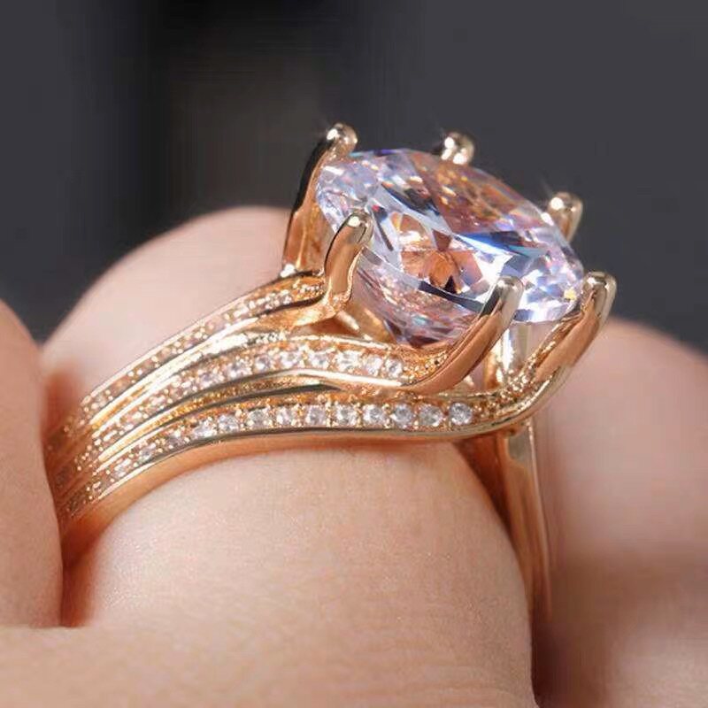 3 Color Timeless Moissanite Ring