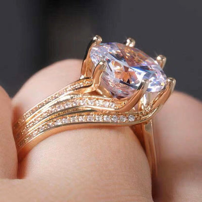 3 Color Timeless Moissanite Ring