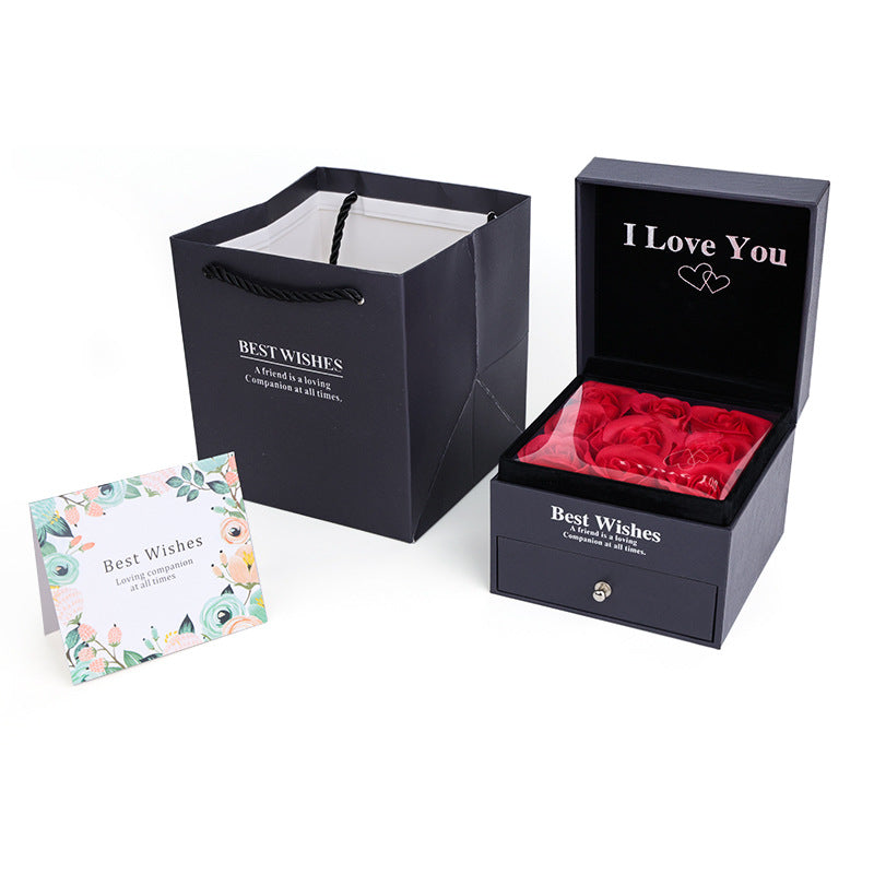Preserved Rose Drawer Box